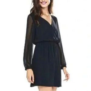 Express Dark Navy Long sleeve dress